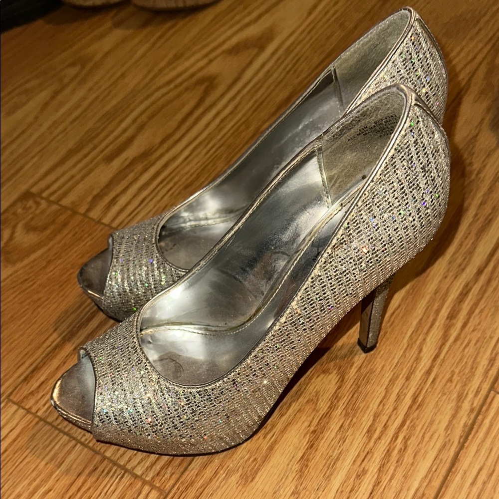 Silver heels